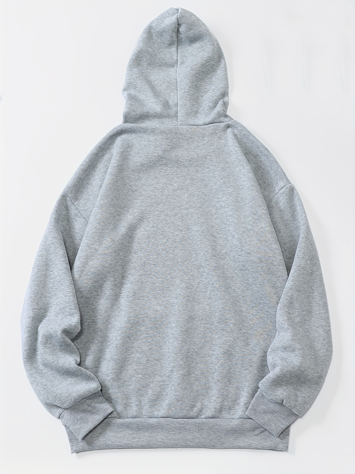 letter print kangaroo pocket hoodie casual long sleeve drawstring hoodies sweatshirt womens clothing details 34