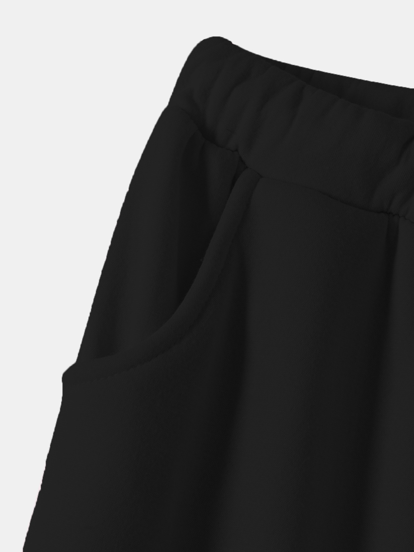 solid drawstring thermal sweatpants versatile loose comfy jogger pants womens clothing details 7