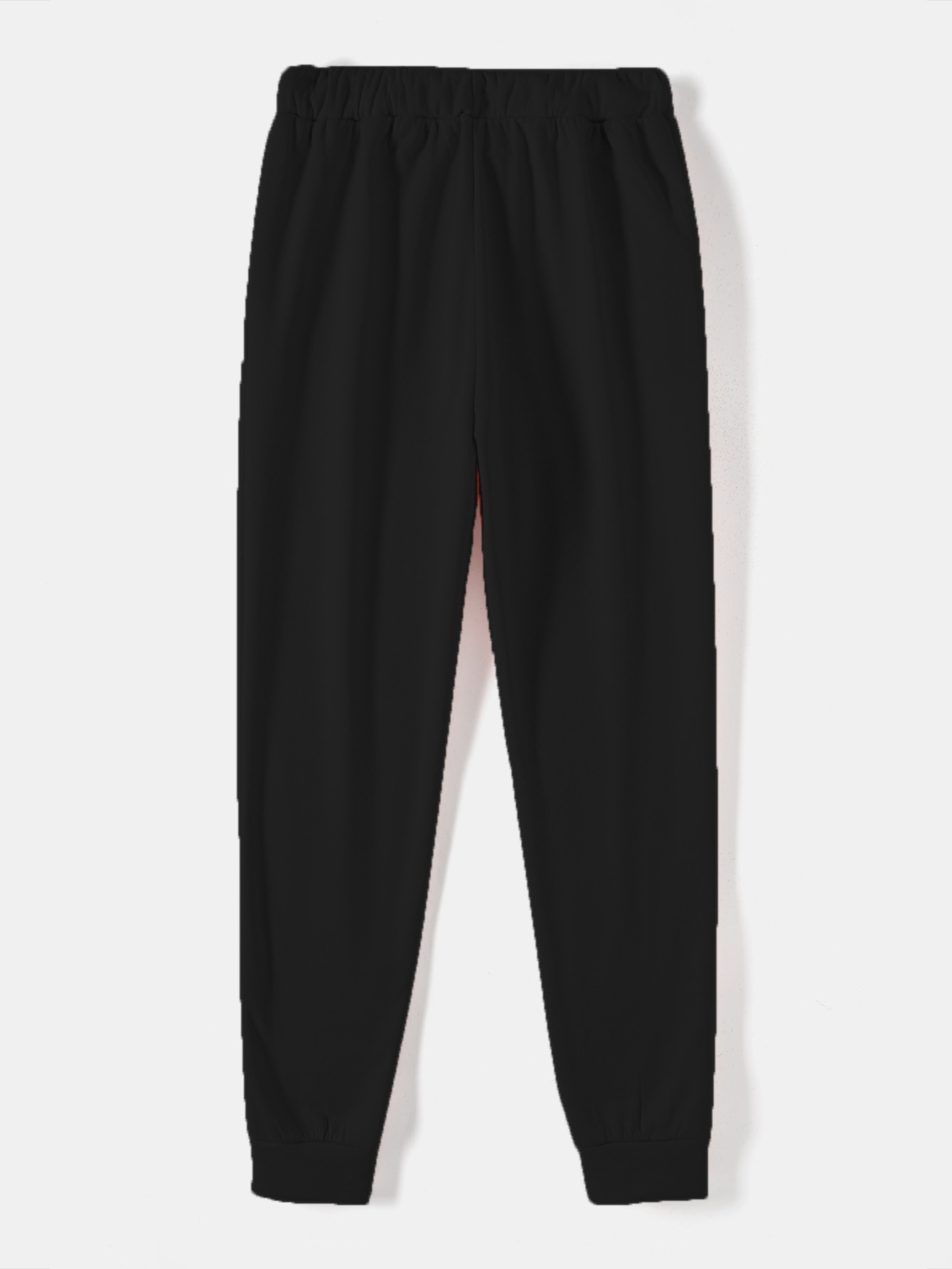 solid drawstring thermal sweatpants versatile loose comfy jogger pants womens clothing details 8