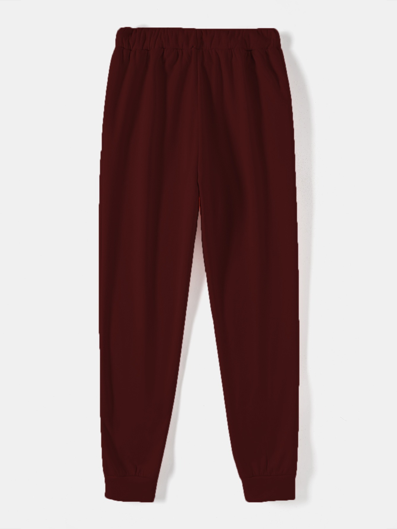 solid drawstring thermal sweatpants versatile loose comfy jogger pants womens clothing details 13
