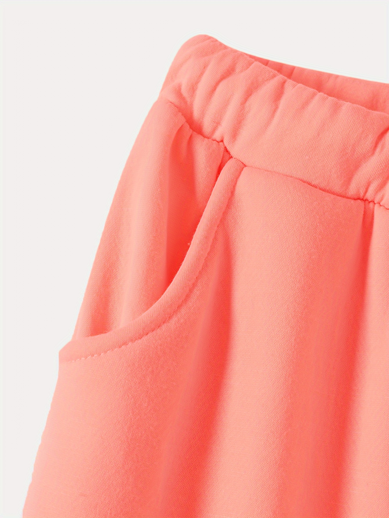 solid drawstring thermal sweatpants versatile loose comfy jogger pants womens clothing details 42