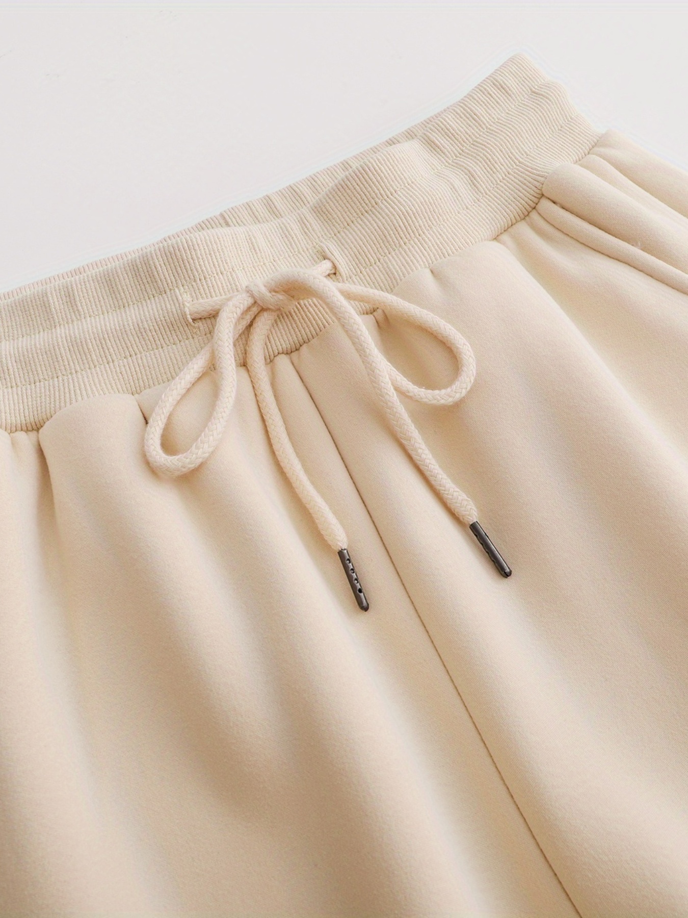 plush thermal pants, winter plush thermal pants casual drawstring pocket pants womens clothing details 5
