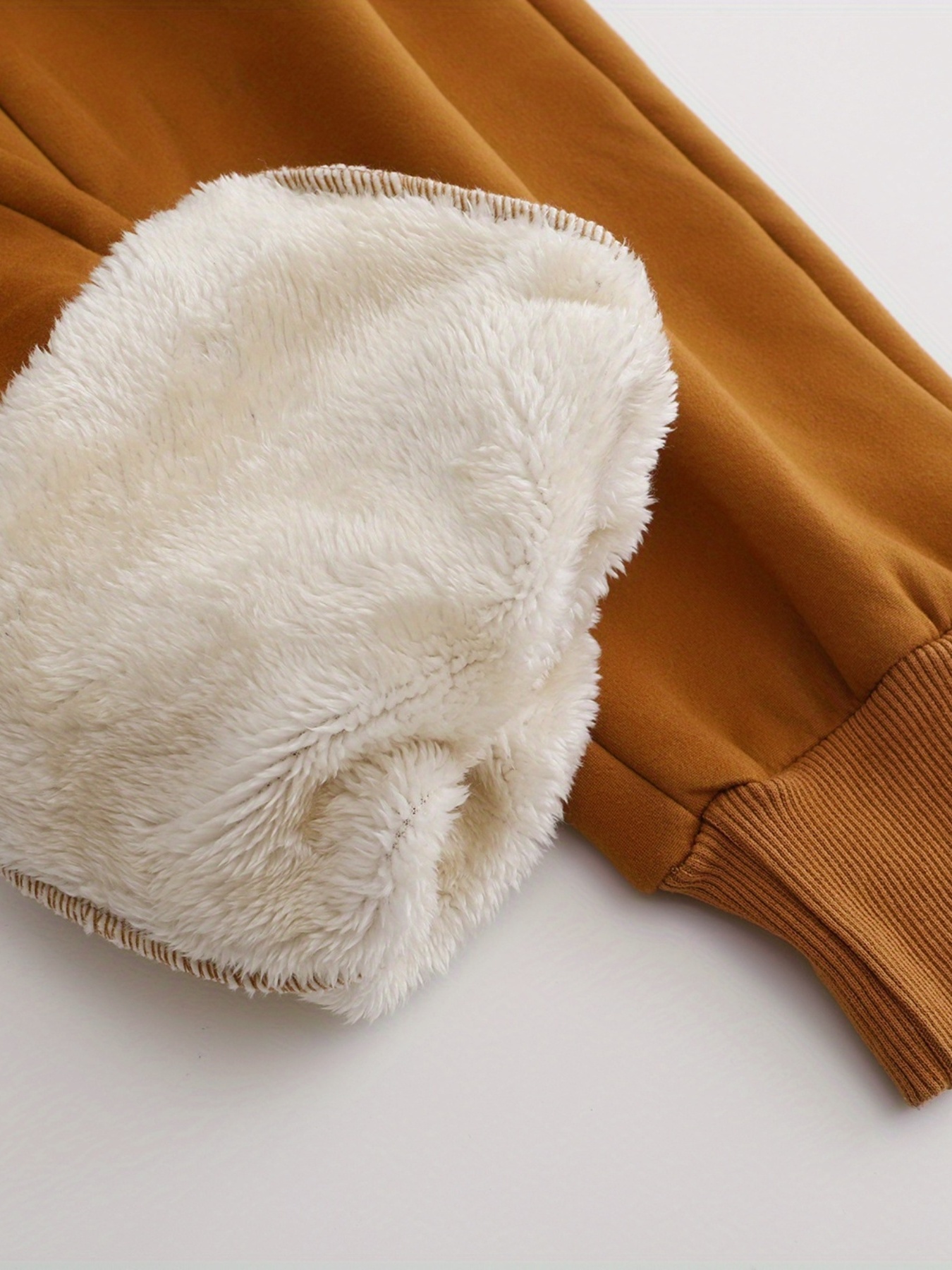 plush thermal pants, winter plush thermal pants casual drawstring pocket pants womens clothing details 13